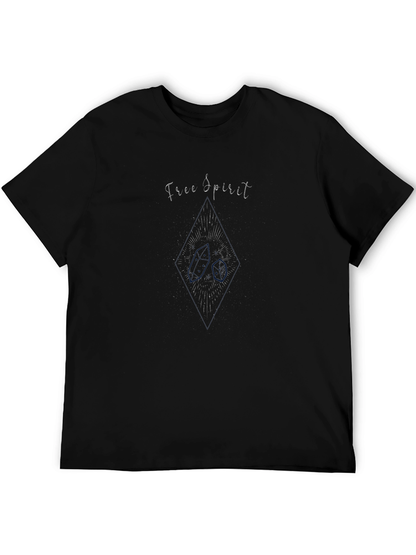 Free Spirit Graphic Black T-Shirt