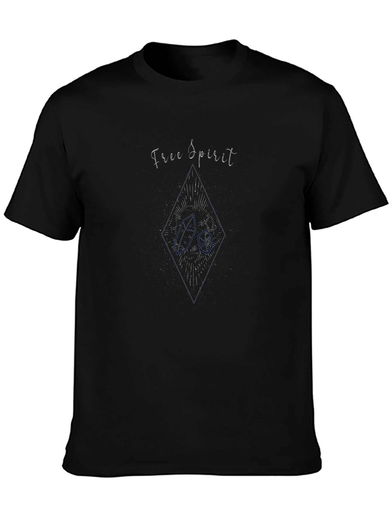Free Spirit Graphic Black T-Shirt