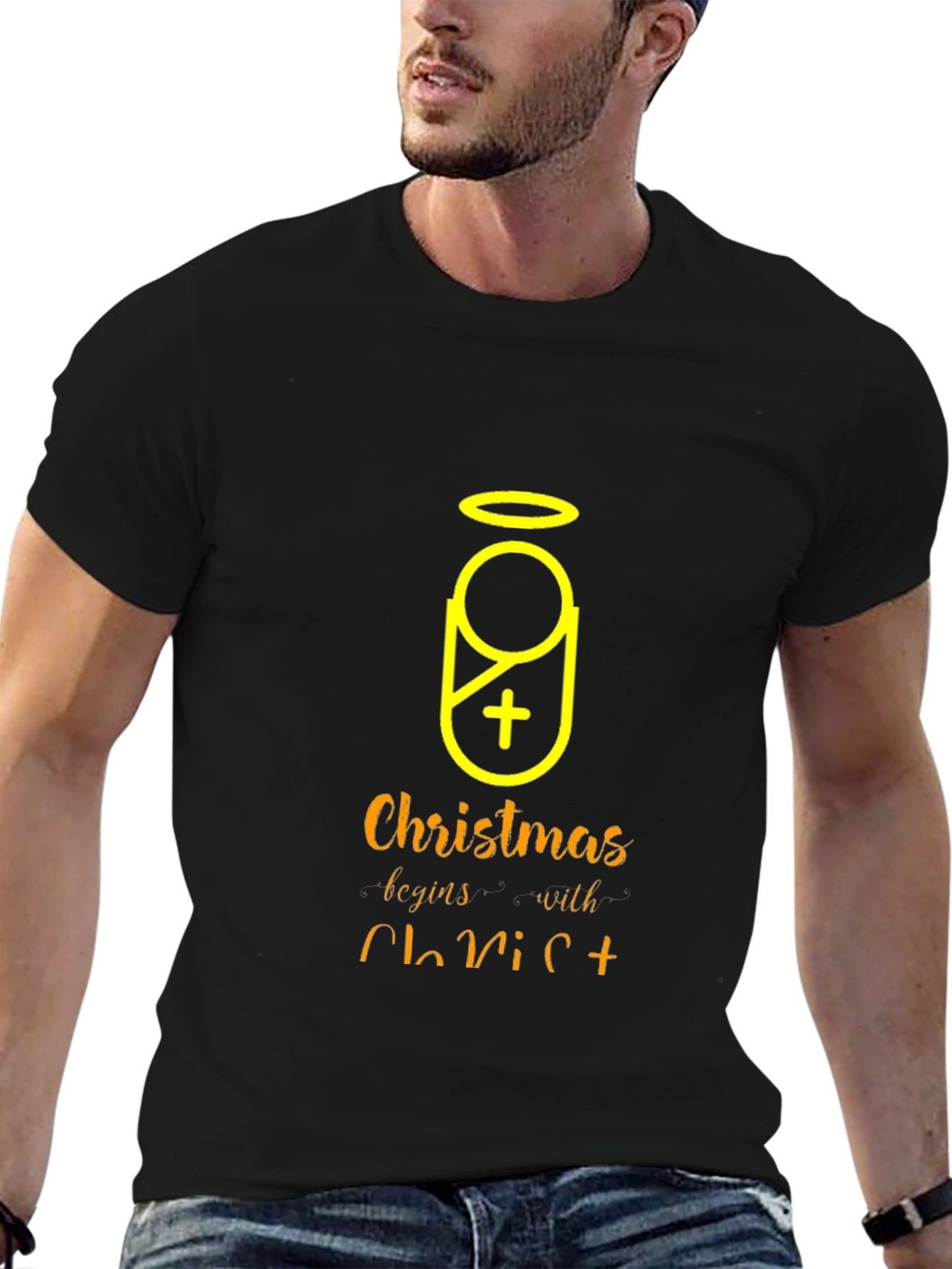 Christmas Begins with Christ T-Shirt