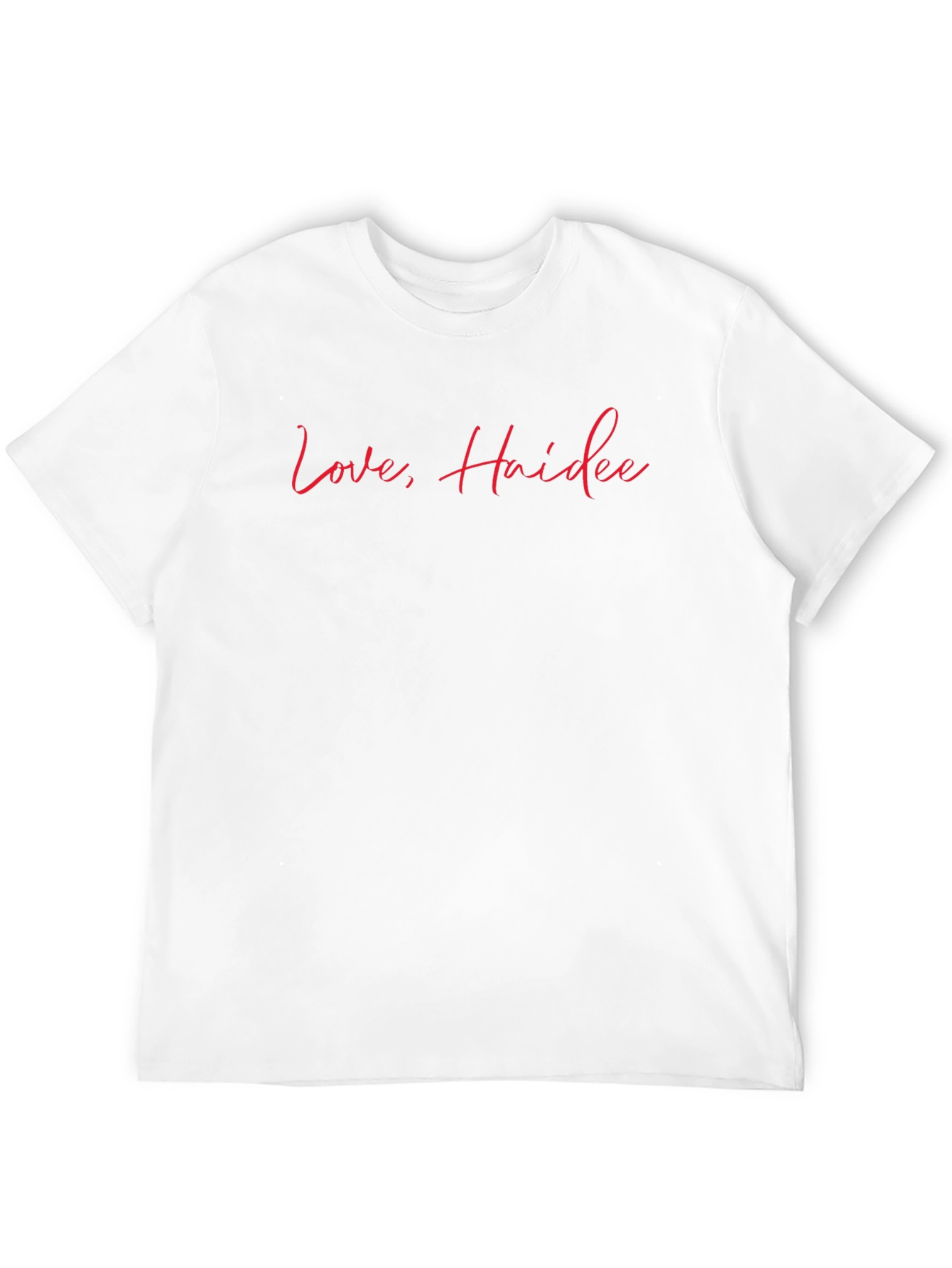 Love Haidee Graphic Tee - Stylish Black T-Shirt