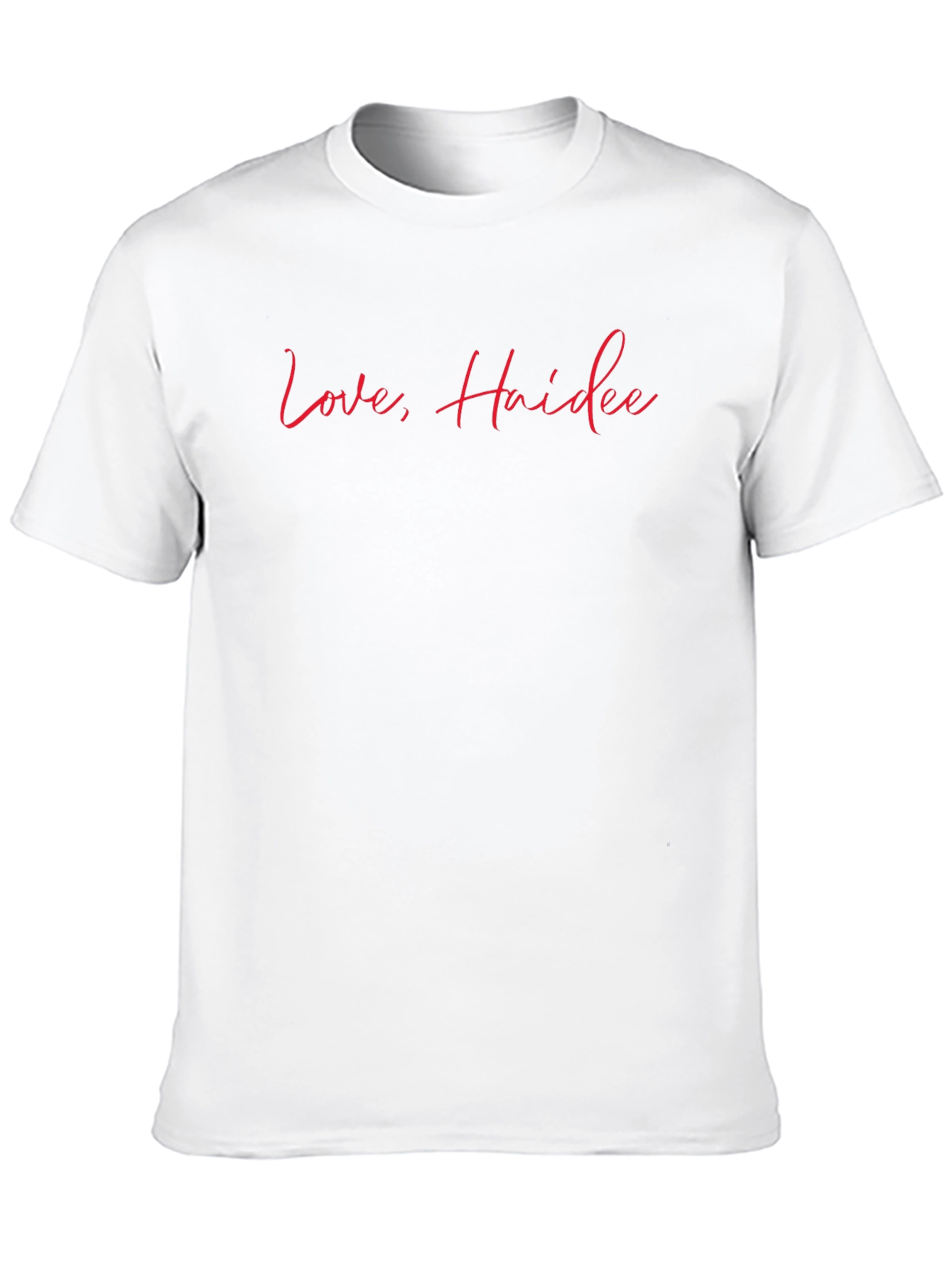 Love Haidee Graphic Tee - Stylish Black T-Shirt