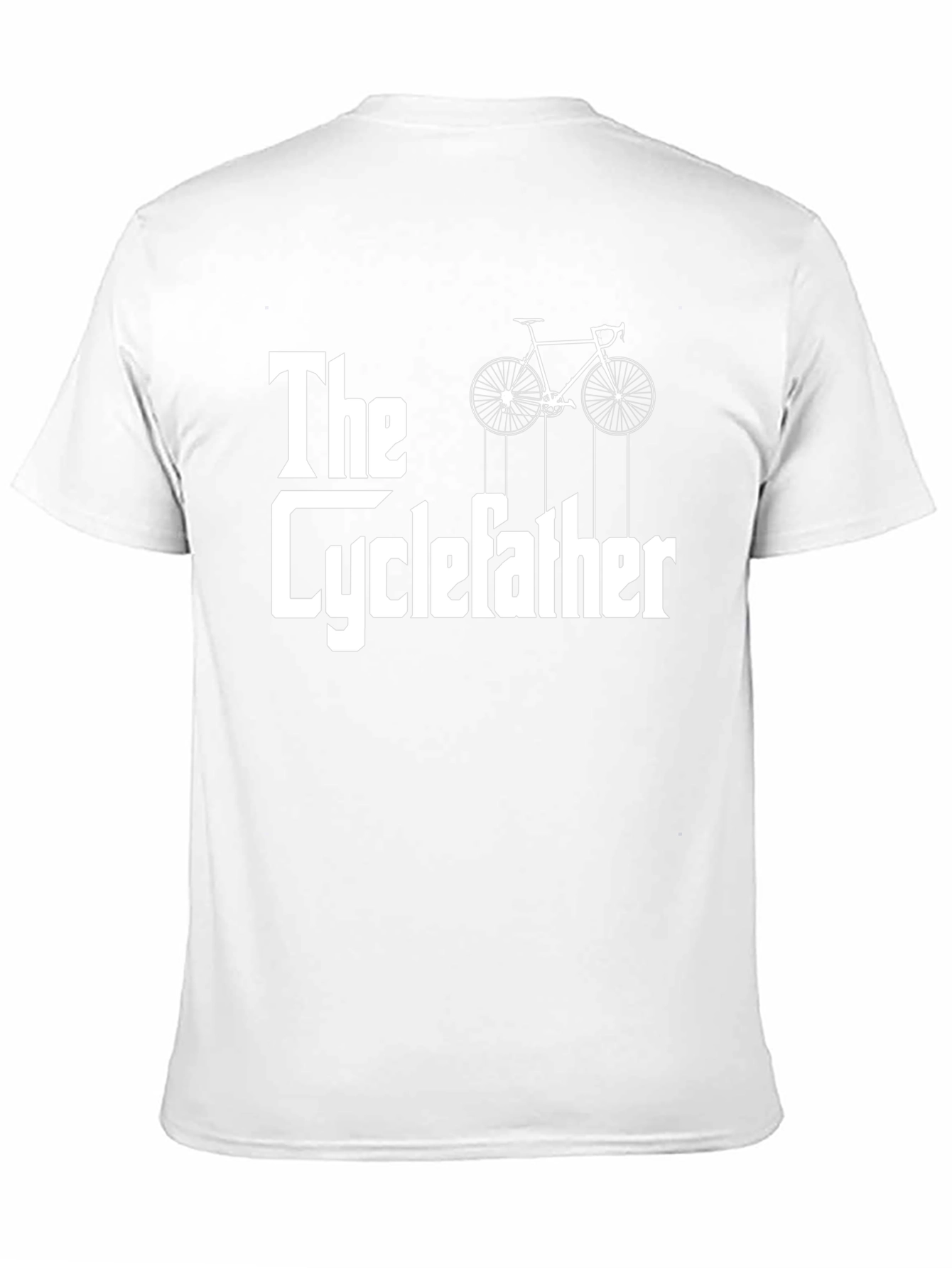 The Cyclefather T-Shirt - Funny Biker Dad Tee