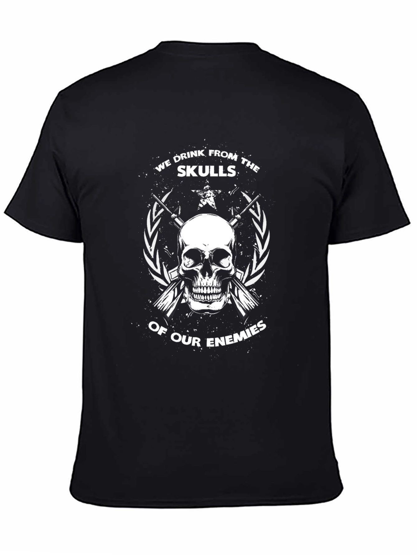 Skull Graphic Tee: We Drink From Skulls