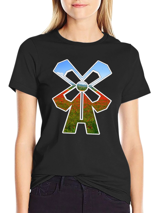 Windmill T-Shirt - Nature Scene Design