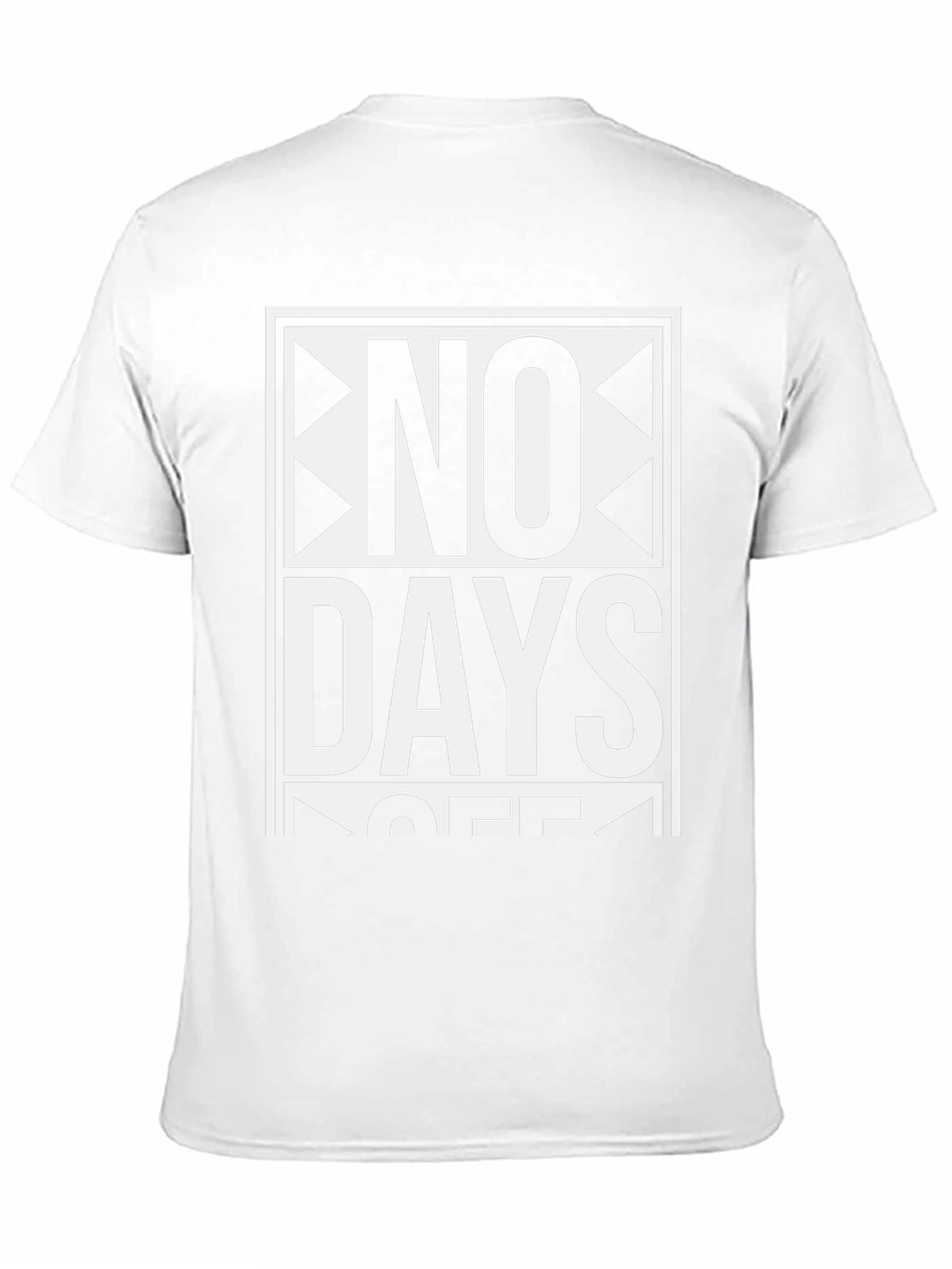 No Days Off Graphic Tee - Black