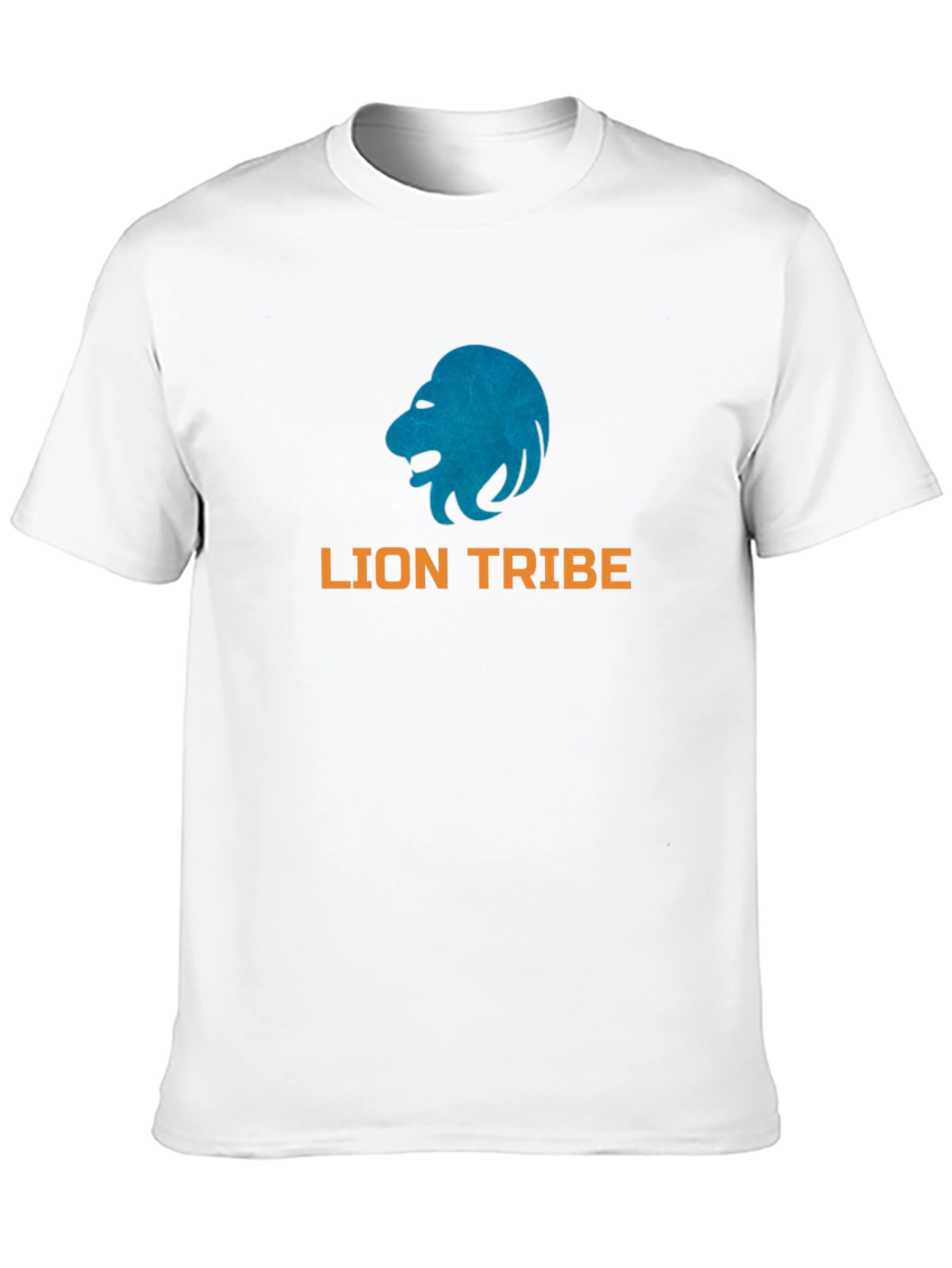 Lion Tribe Graphic Print Black T-Shirt