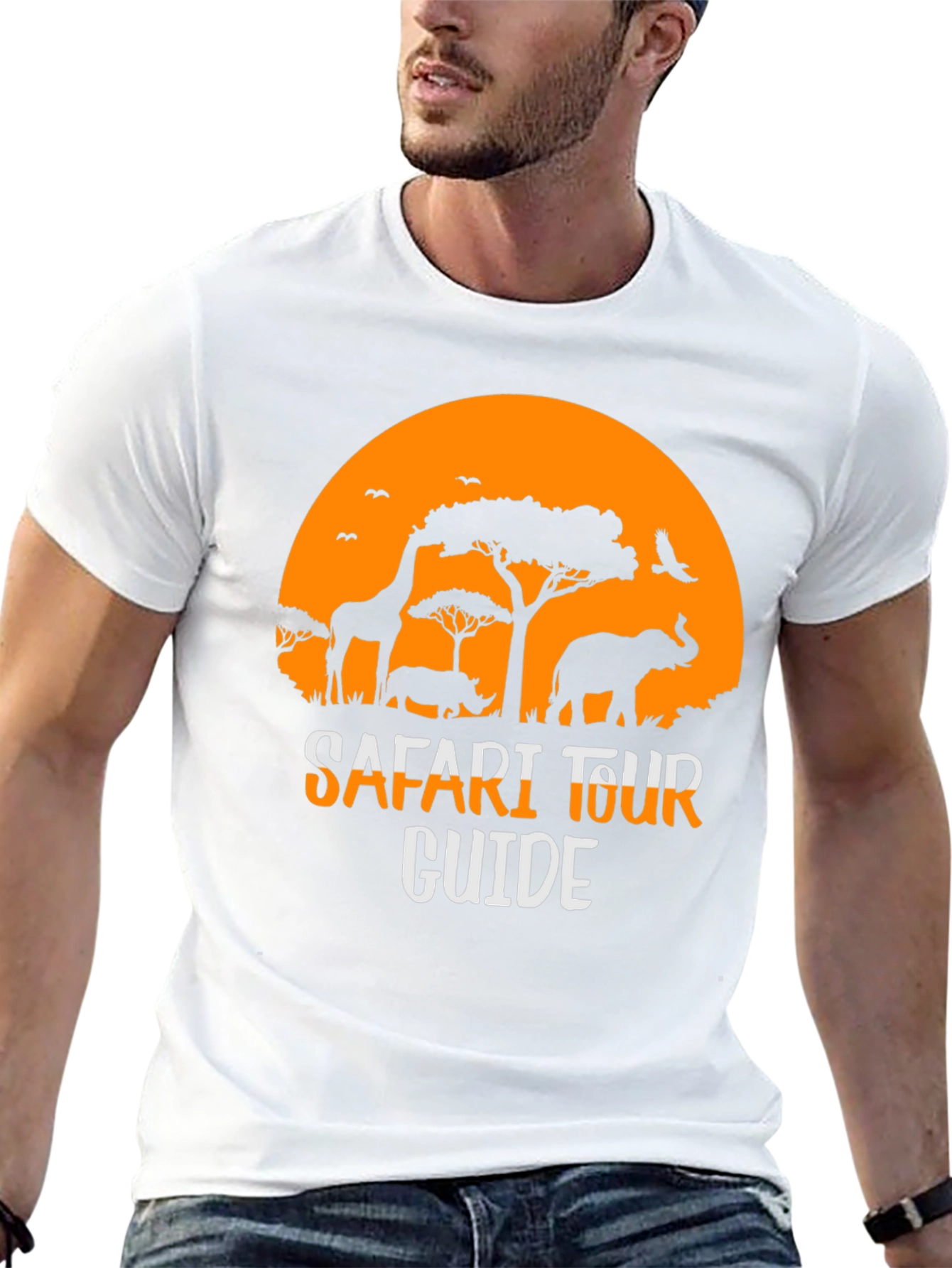 Safari Tour Guide T-Shirt - Wildlife Adventure Tee