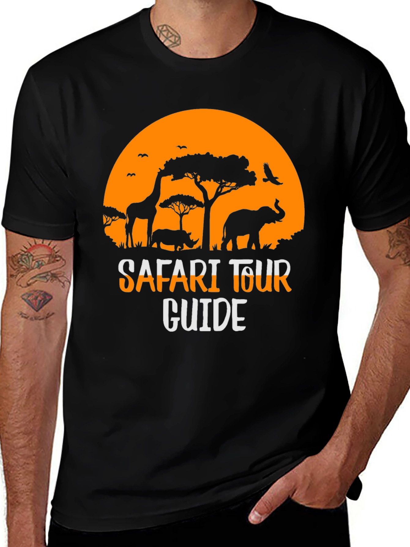 Safari Tour Guide T-Shirt - Wildlife Adventure Tee