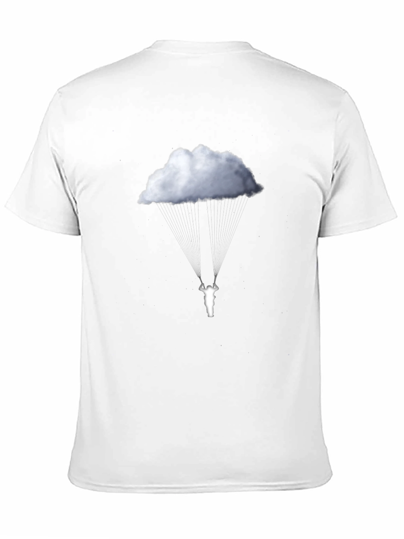 Cloud Swing Graphic Tee - Black Cotton Comfort