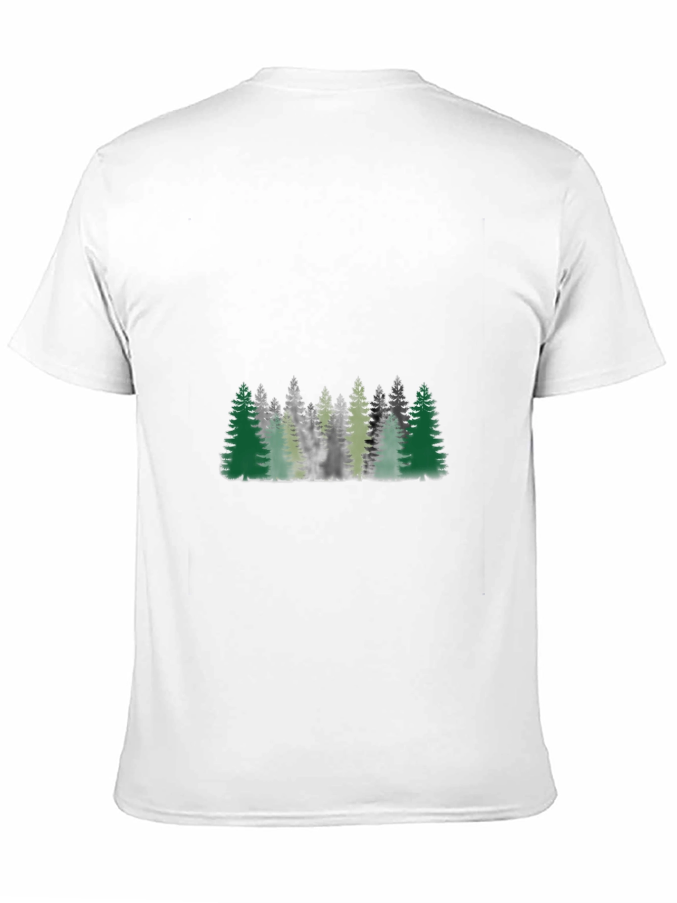 Forest Graphic Print Black T-Shirt