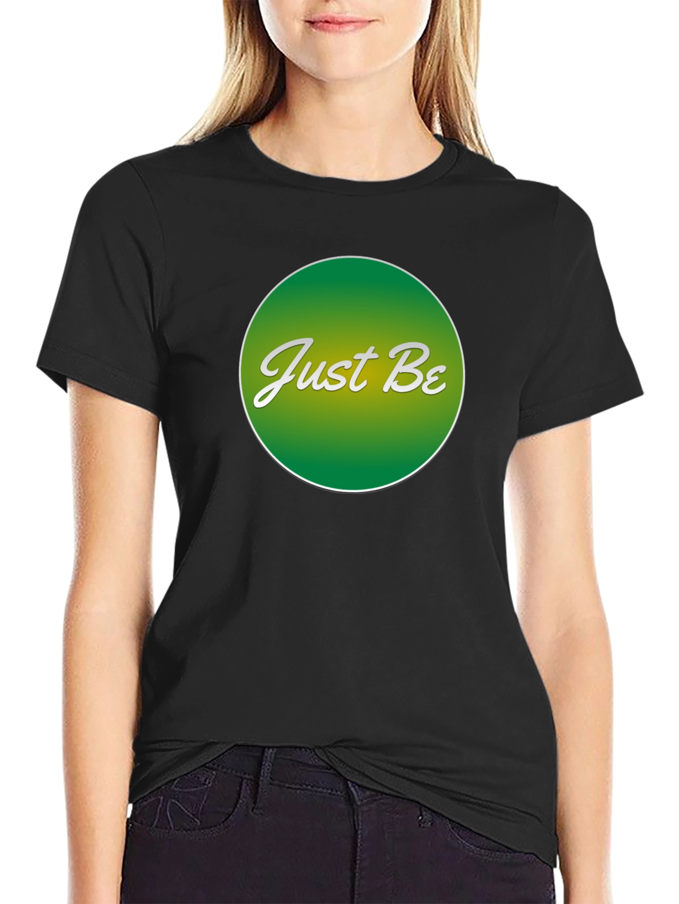 Just Be Graphic T-Shirt - Black