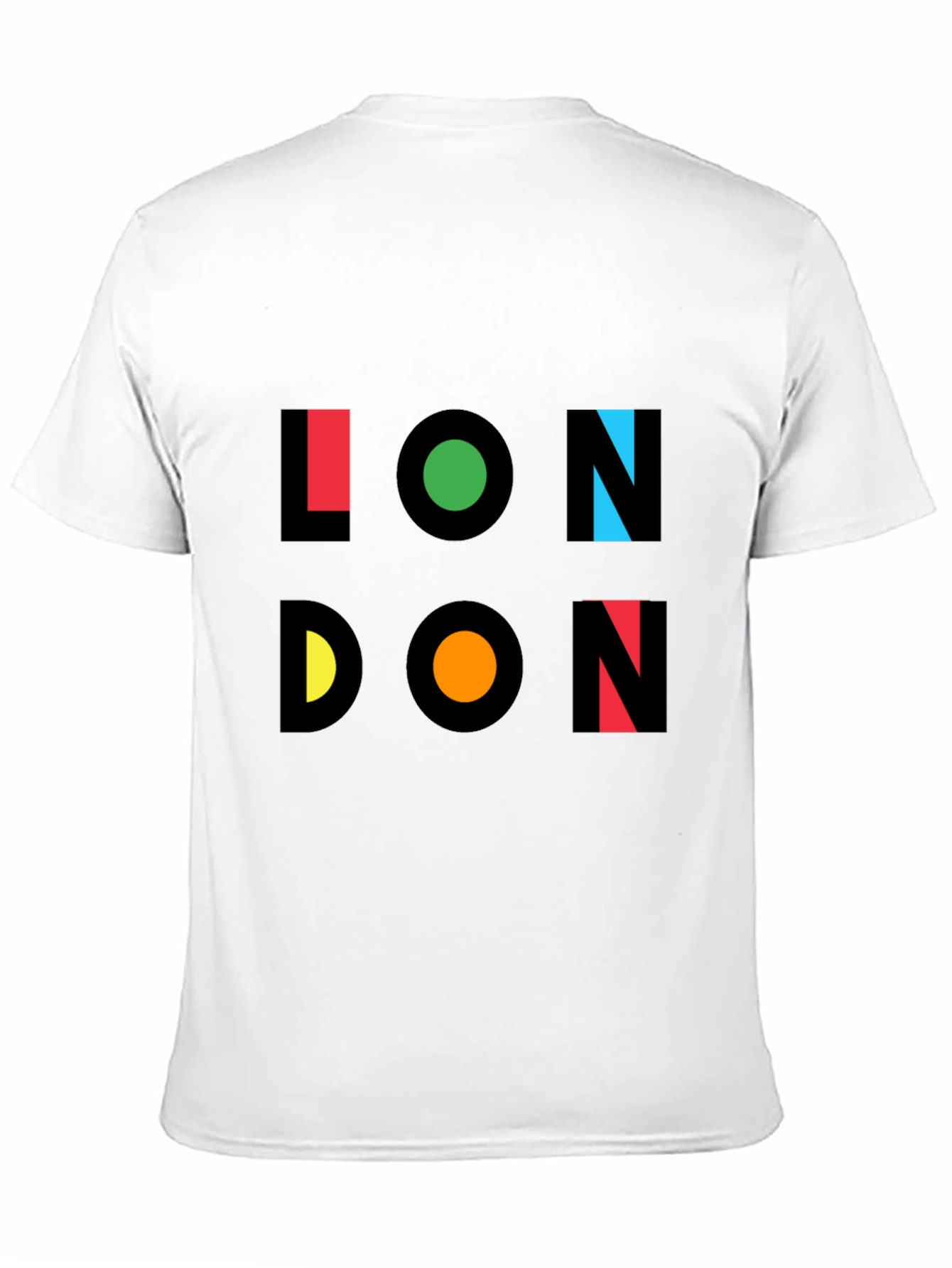 London Graphic Print Mens Black T-Shirt