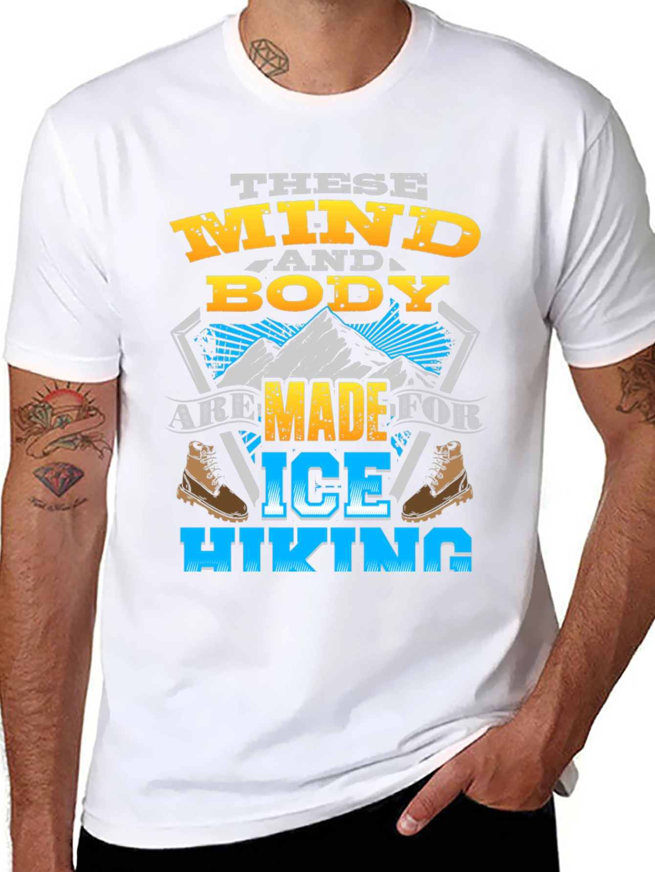 Ice Hiking T-Shirt - Mind & Body Ready