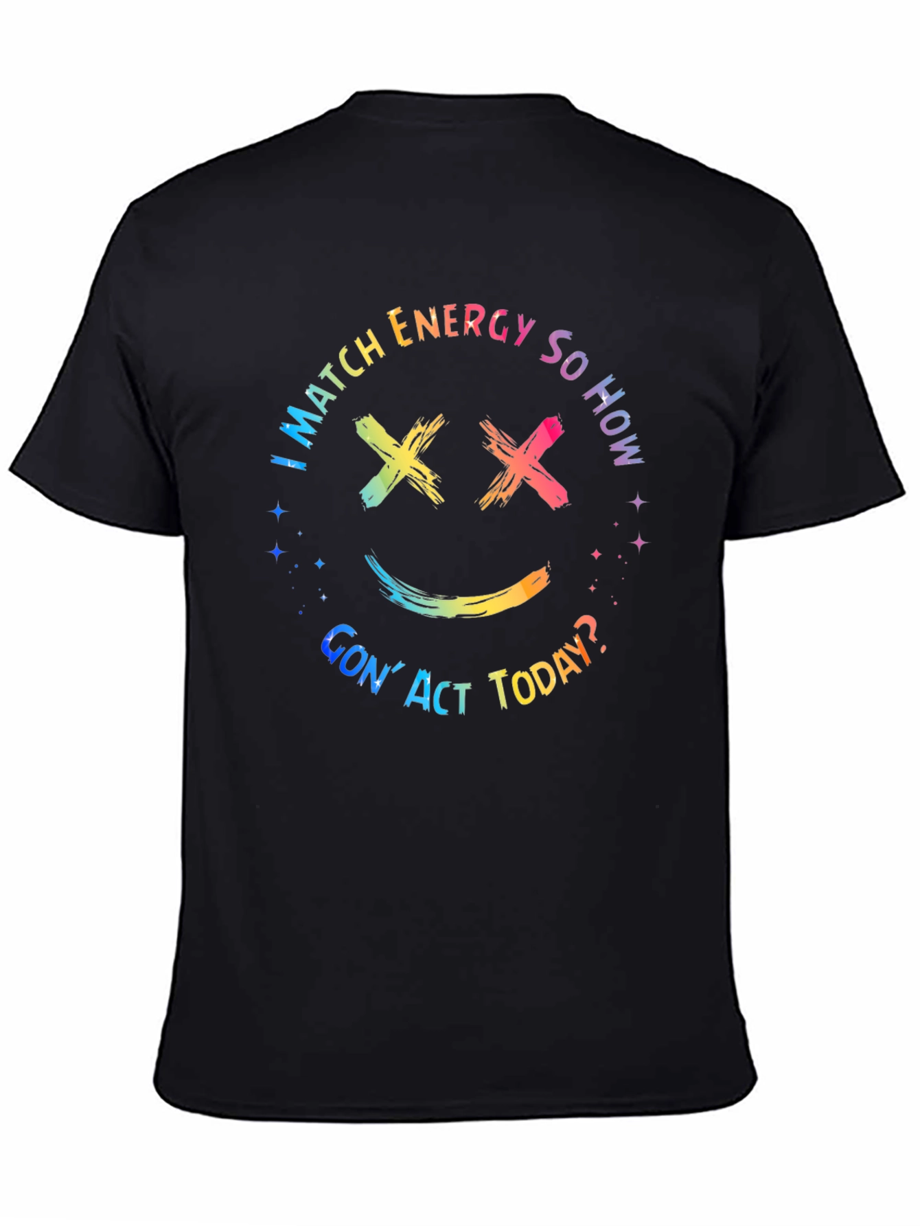I Match Energy Rainbow Graphic T-Shirt