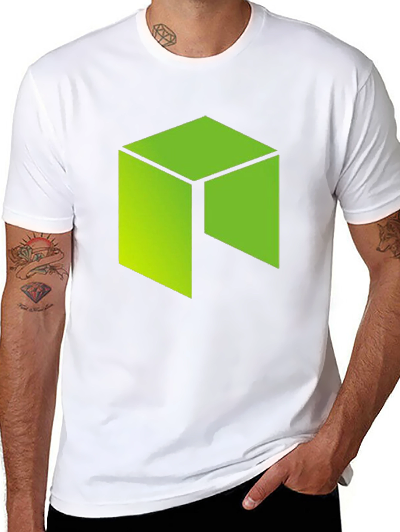 Geometric Graphic Tee - Modern Minimalist Design