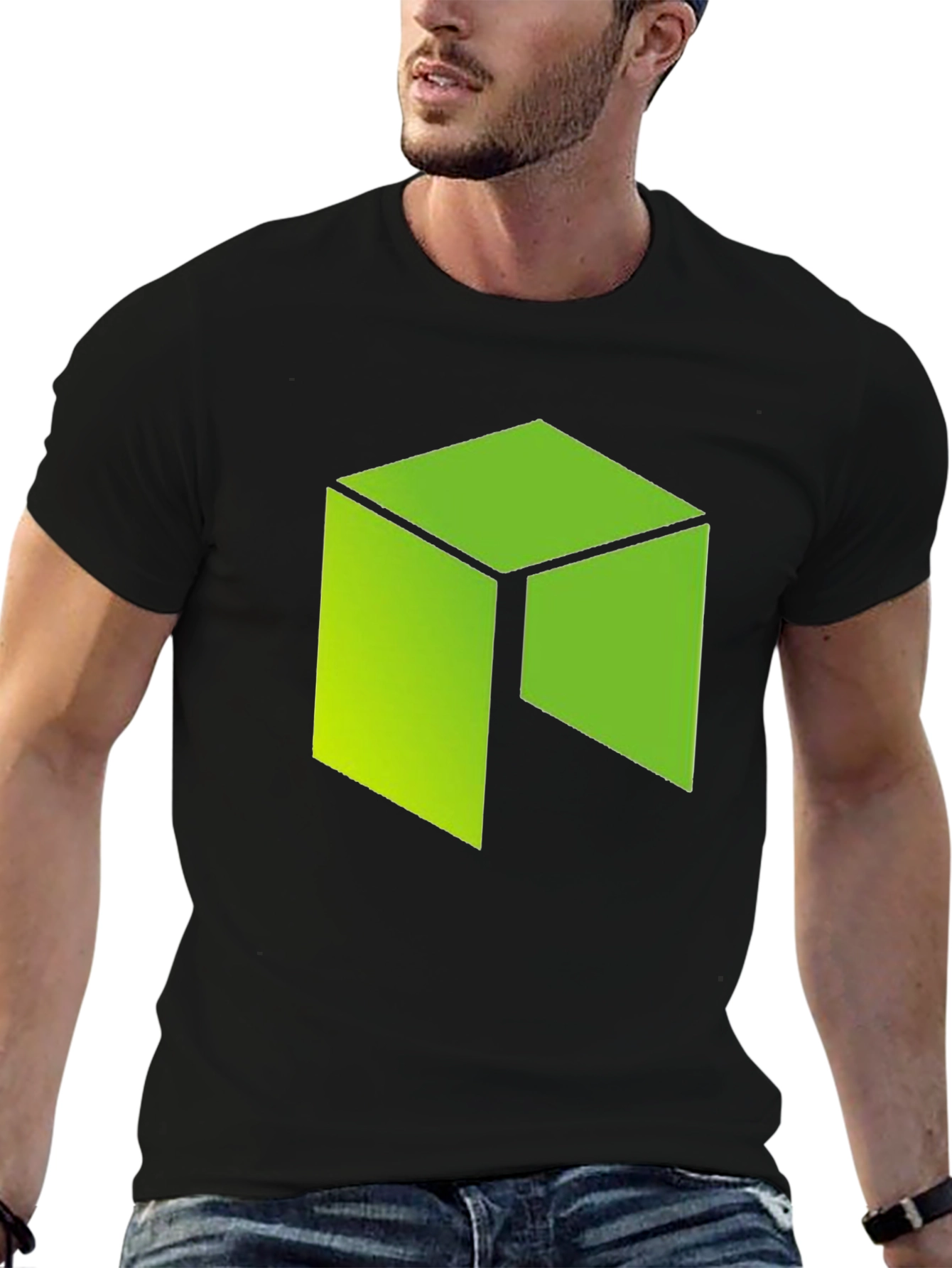 Geometric Graphic Tee - Modern Minimalist Design