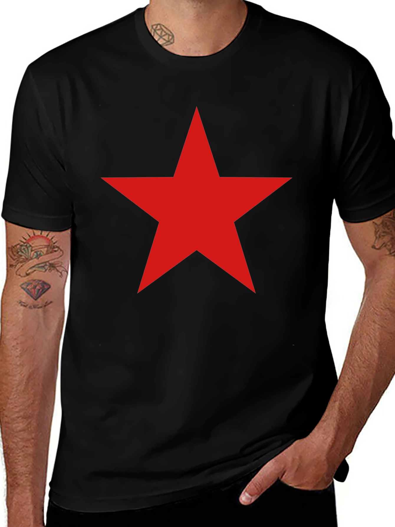 Red Star Graphic Tee - Classic Cool