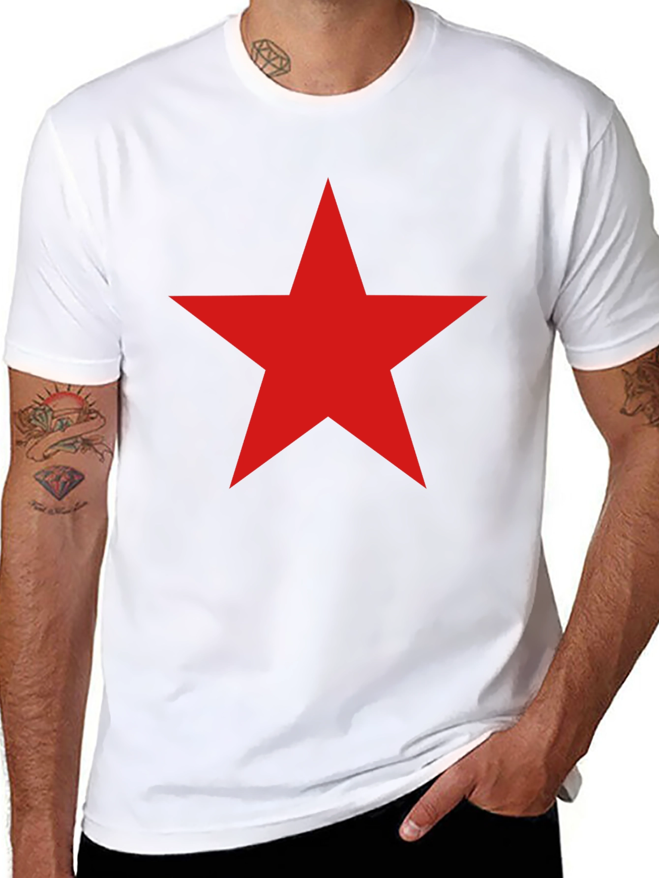 Red Star Graphic Tee - Classic Cool
