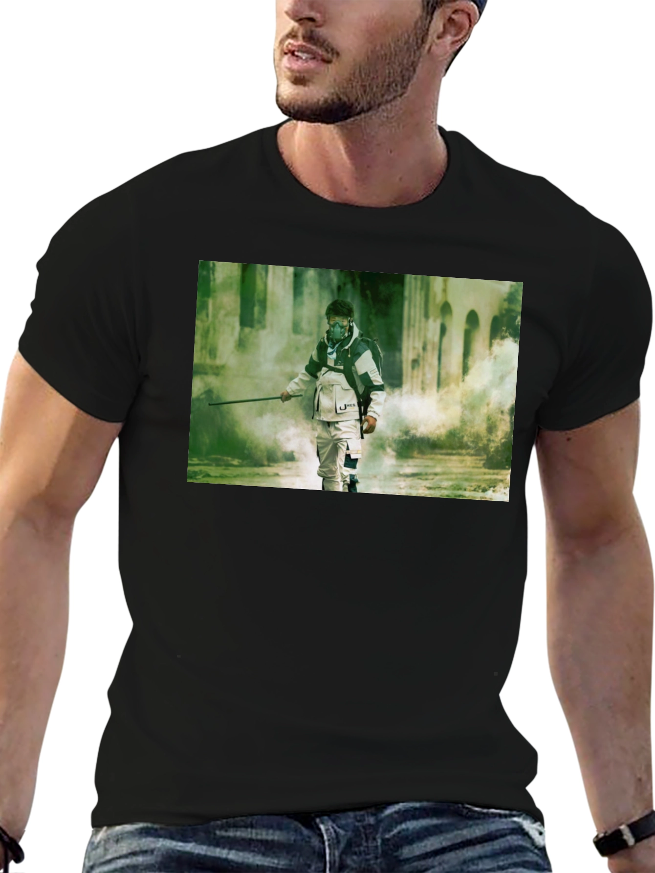 Urban Explorer Graphic Tee - Black