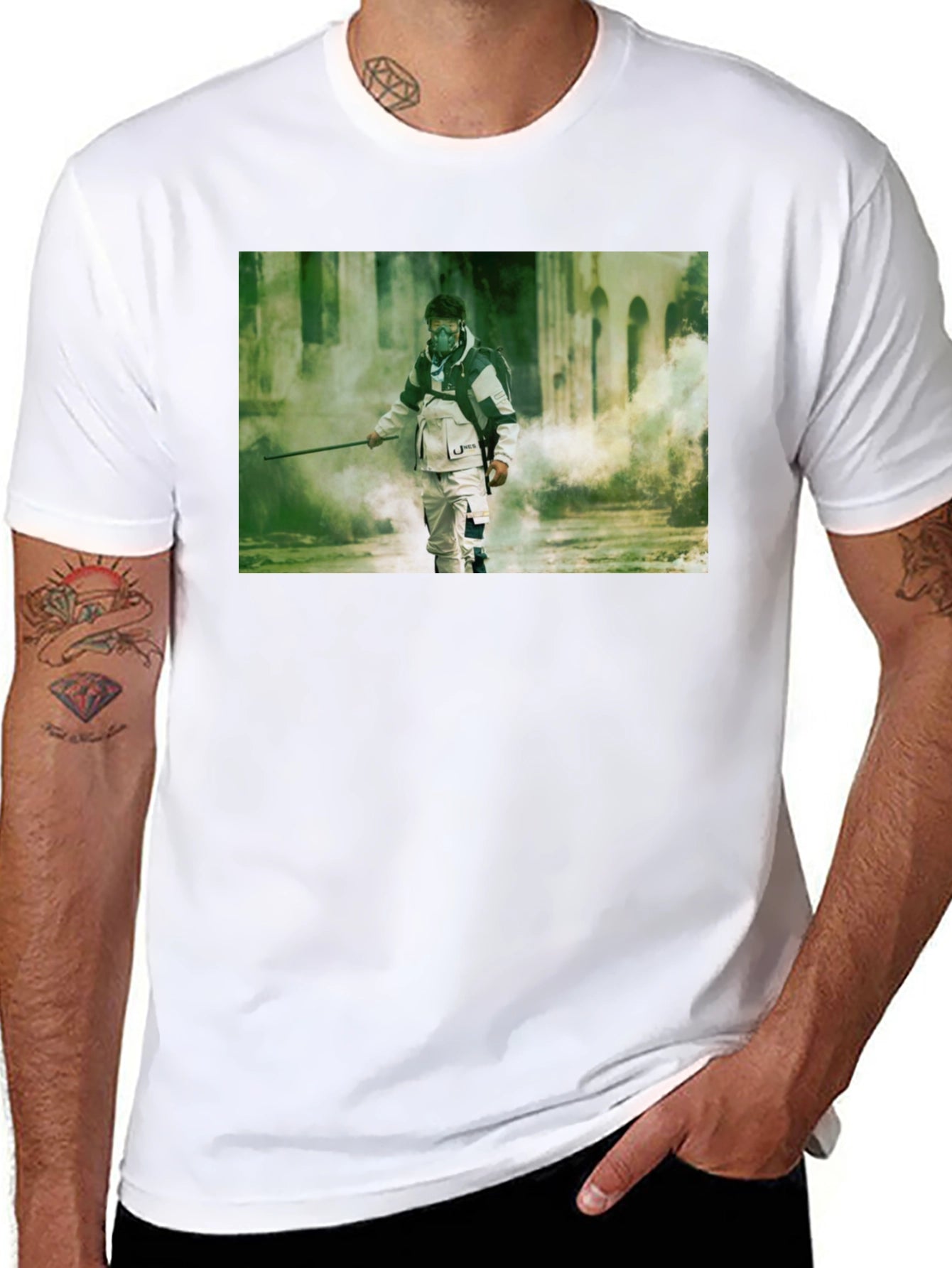 Urban Explorer Graphic Tee - Black
