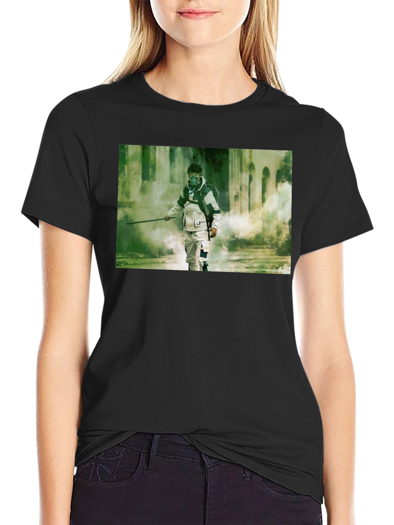 Urban Explorer Graphic Tee - Black