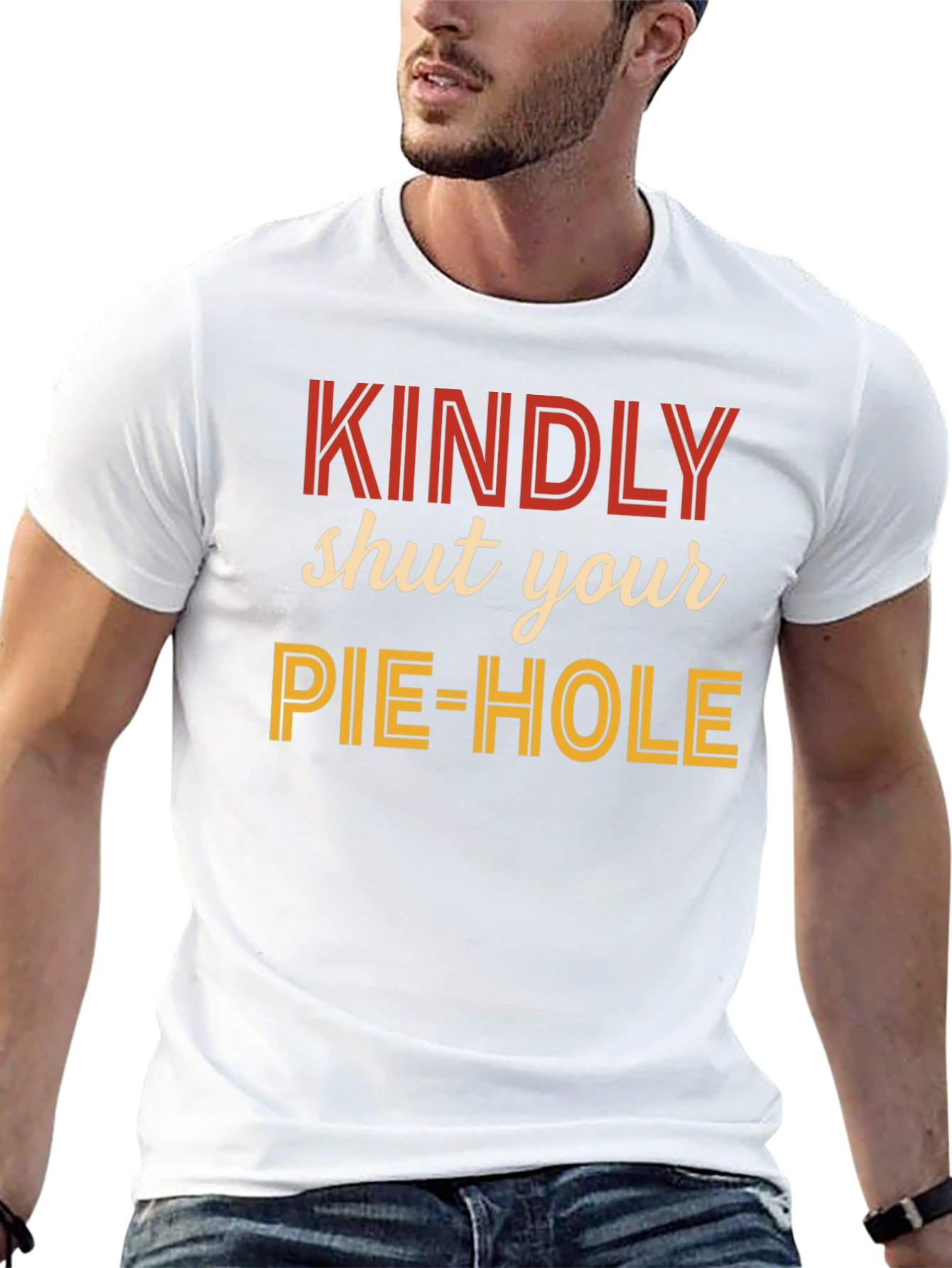 Kindly Shut Your Pie-Hole Graphic Tee