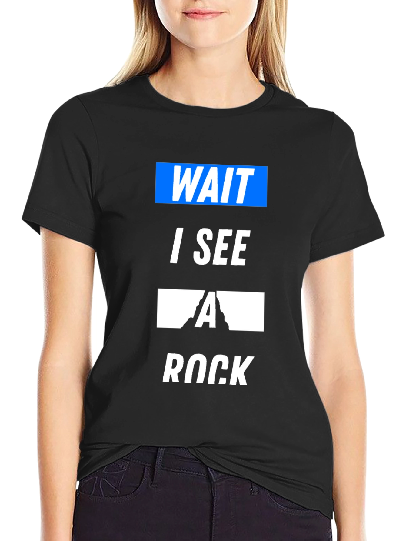 Wait I See a Rock Funny T-Shirt