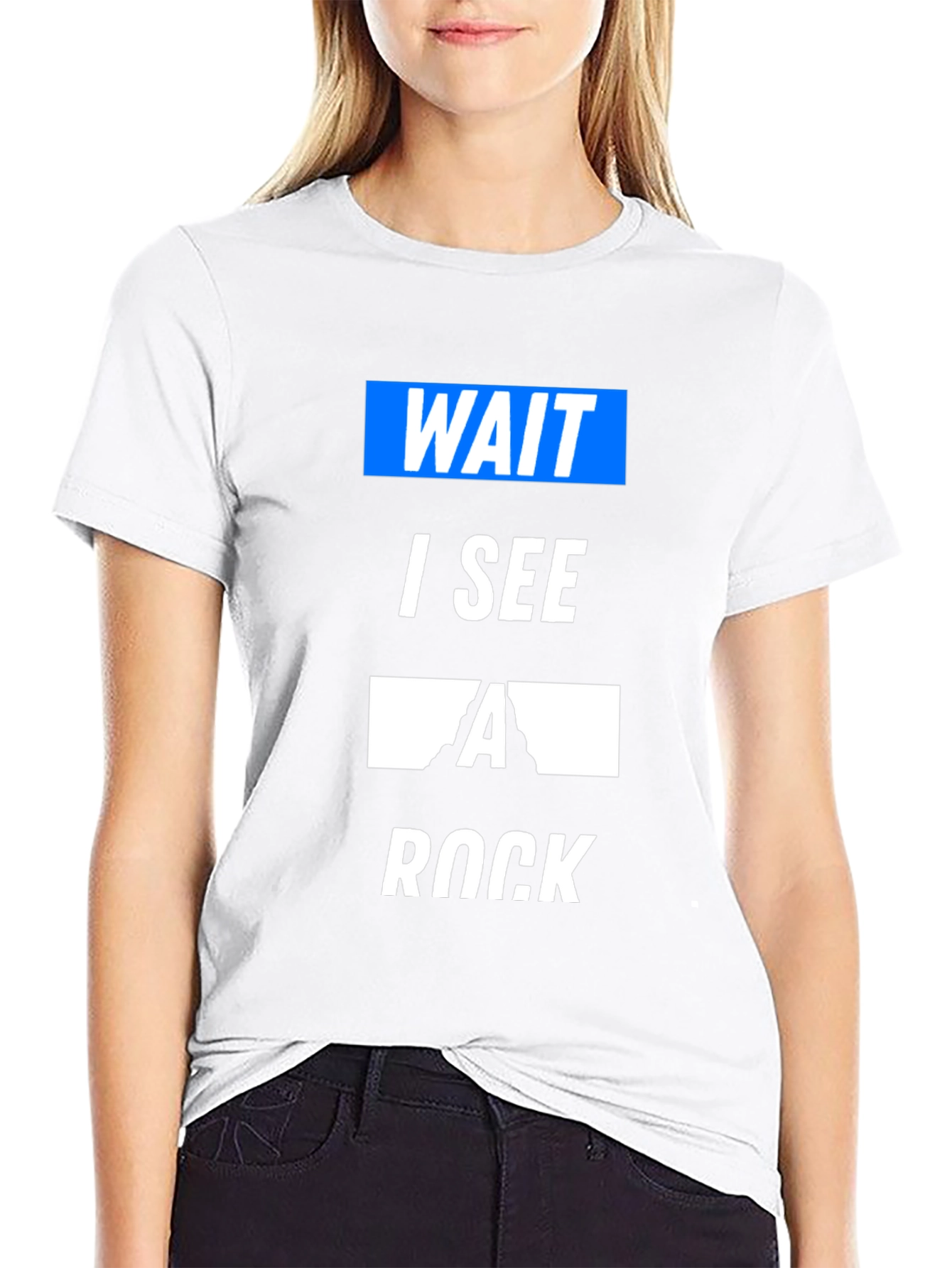 Wait I See a Rock Funny T-Shirt