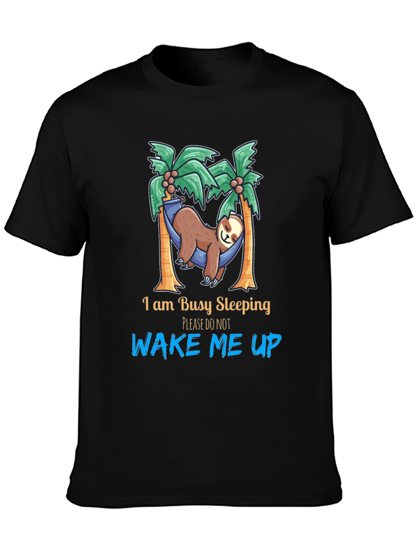 Lazy Sloth Sleeping T-Shirt