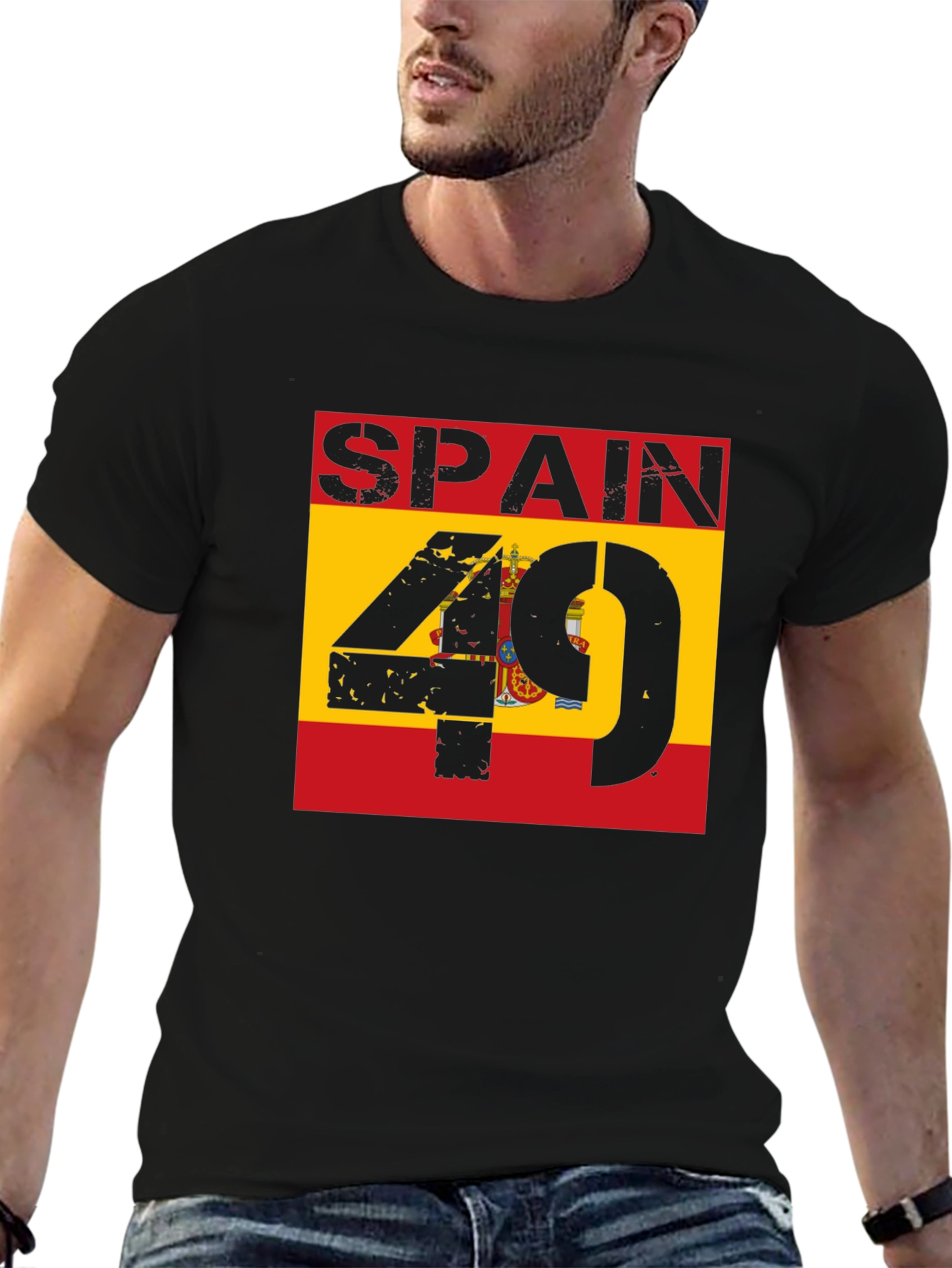 Spain Flag 49 Graphic T-Shirt