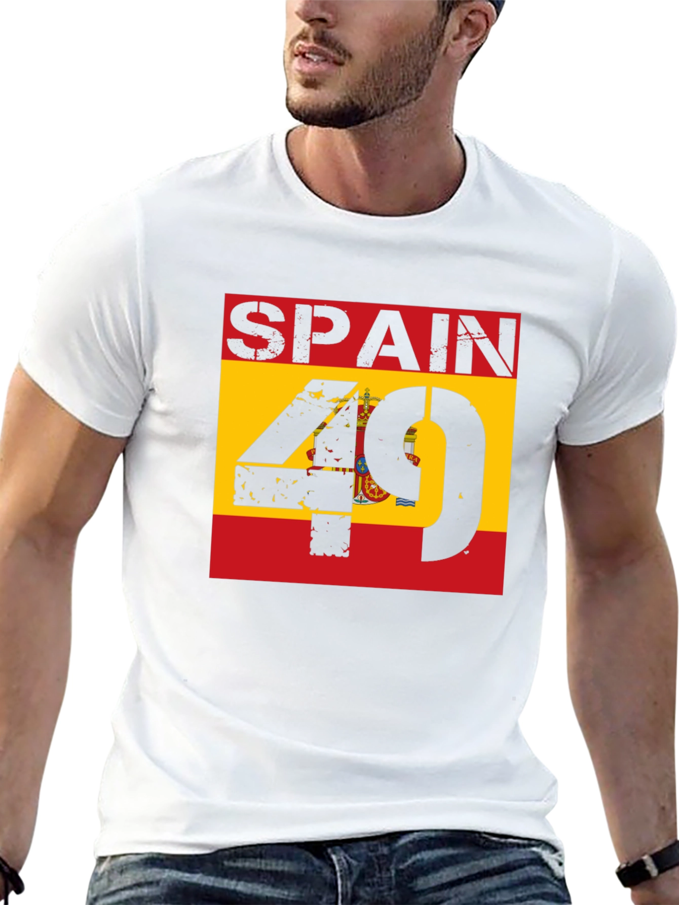 Spain Flag 49 Graphic T-Shirt