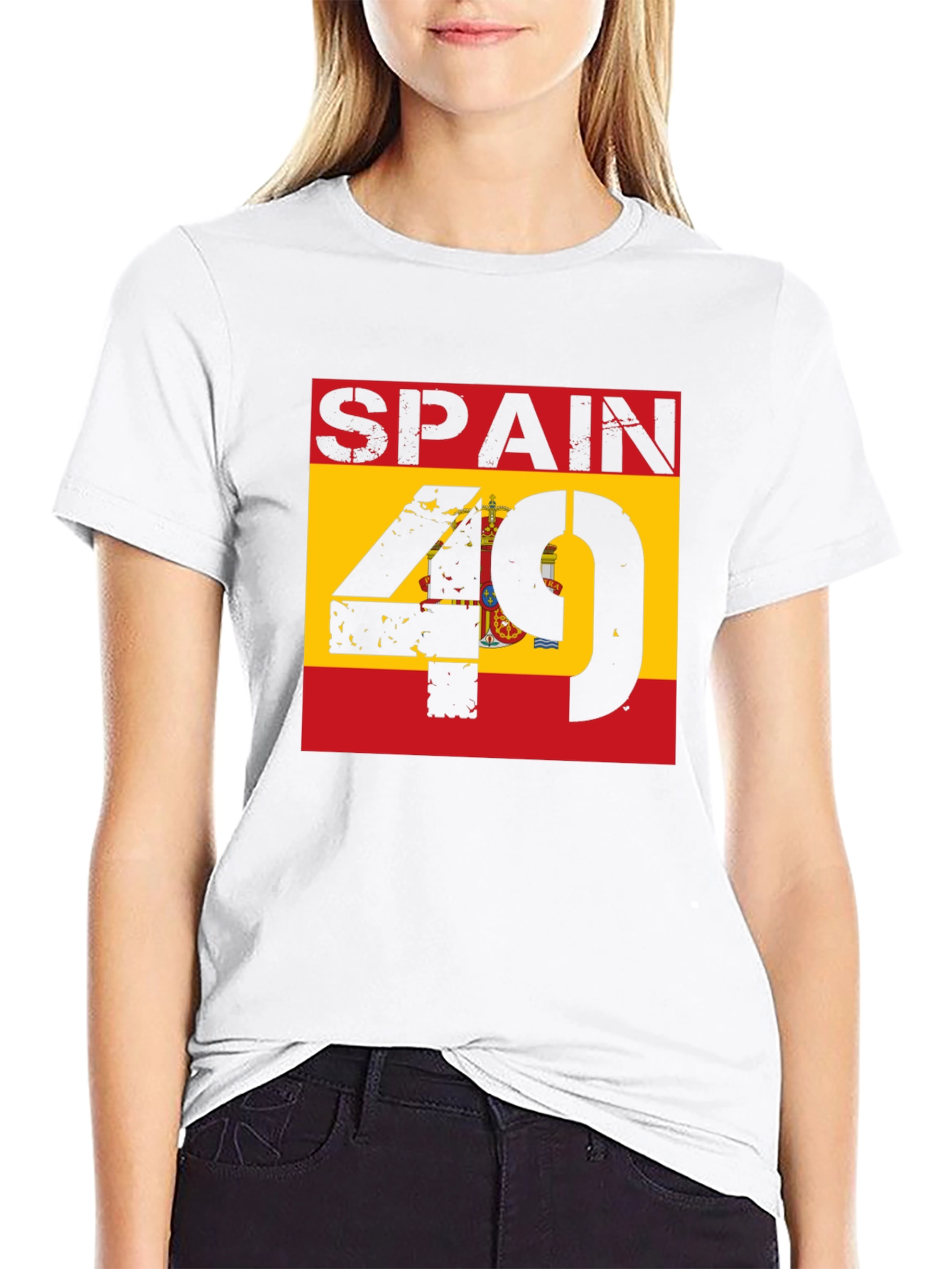 Spain Flag 49 Graphic T-Shirt