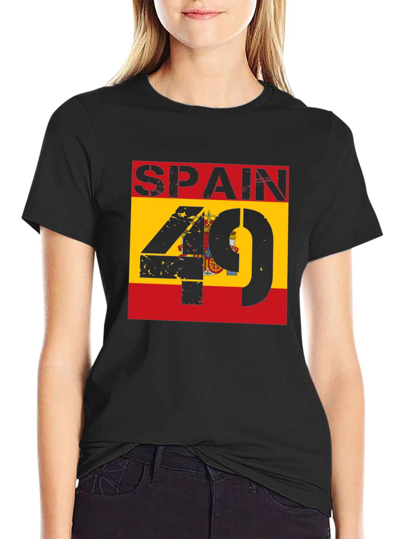 Spain Flag 49 Graphic T-Shirt