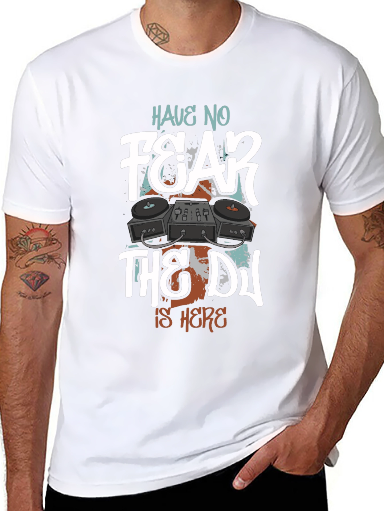 Have No Fear The DJ Is Here Graphic T-Shirt