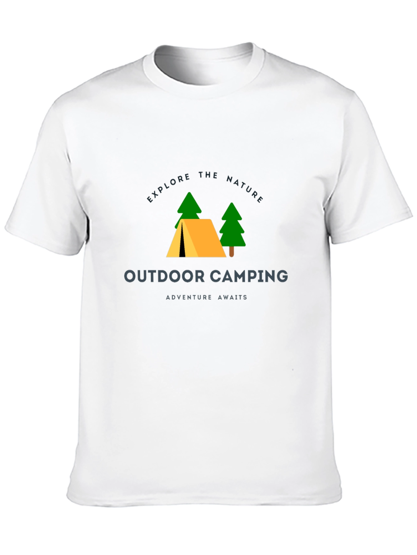 Outdoor Camping Graphic Tee - Explore Nature