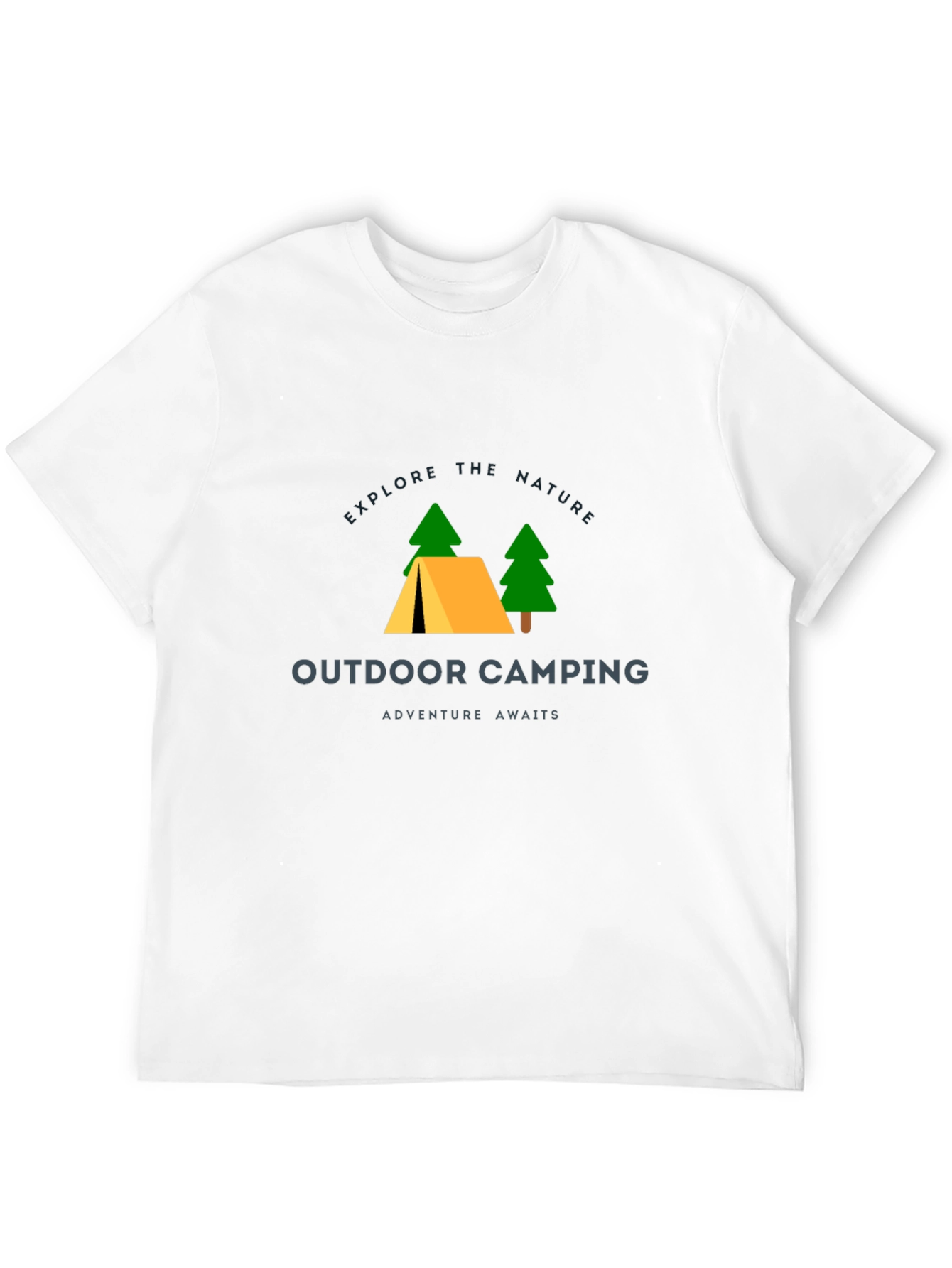 Outdoor Camping Graphic Tee - Explore Nature