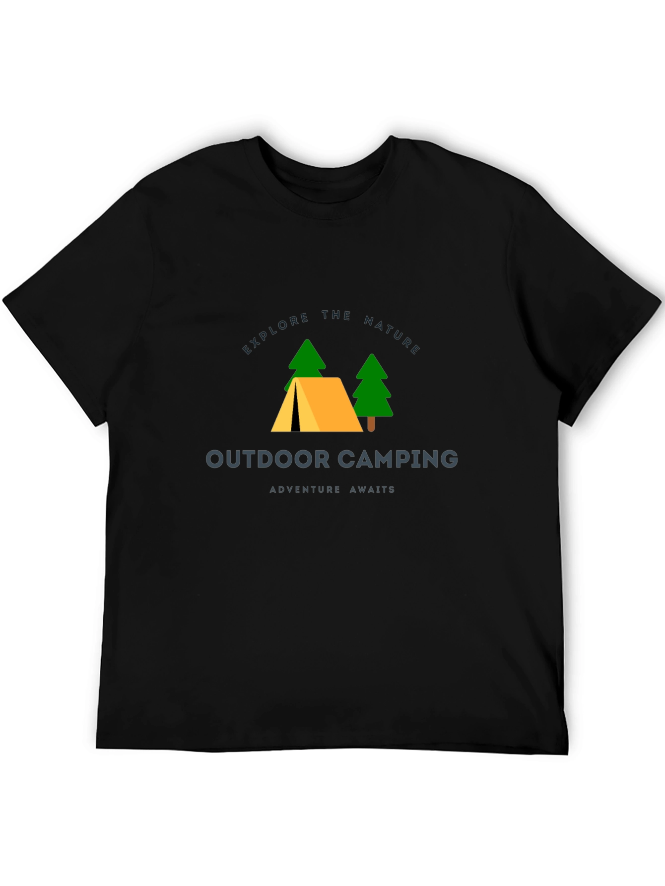 Outdoor Camping Graphic Tee - Explore Nature