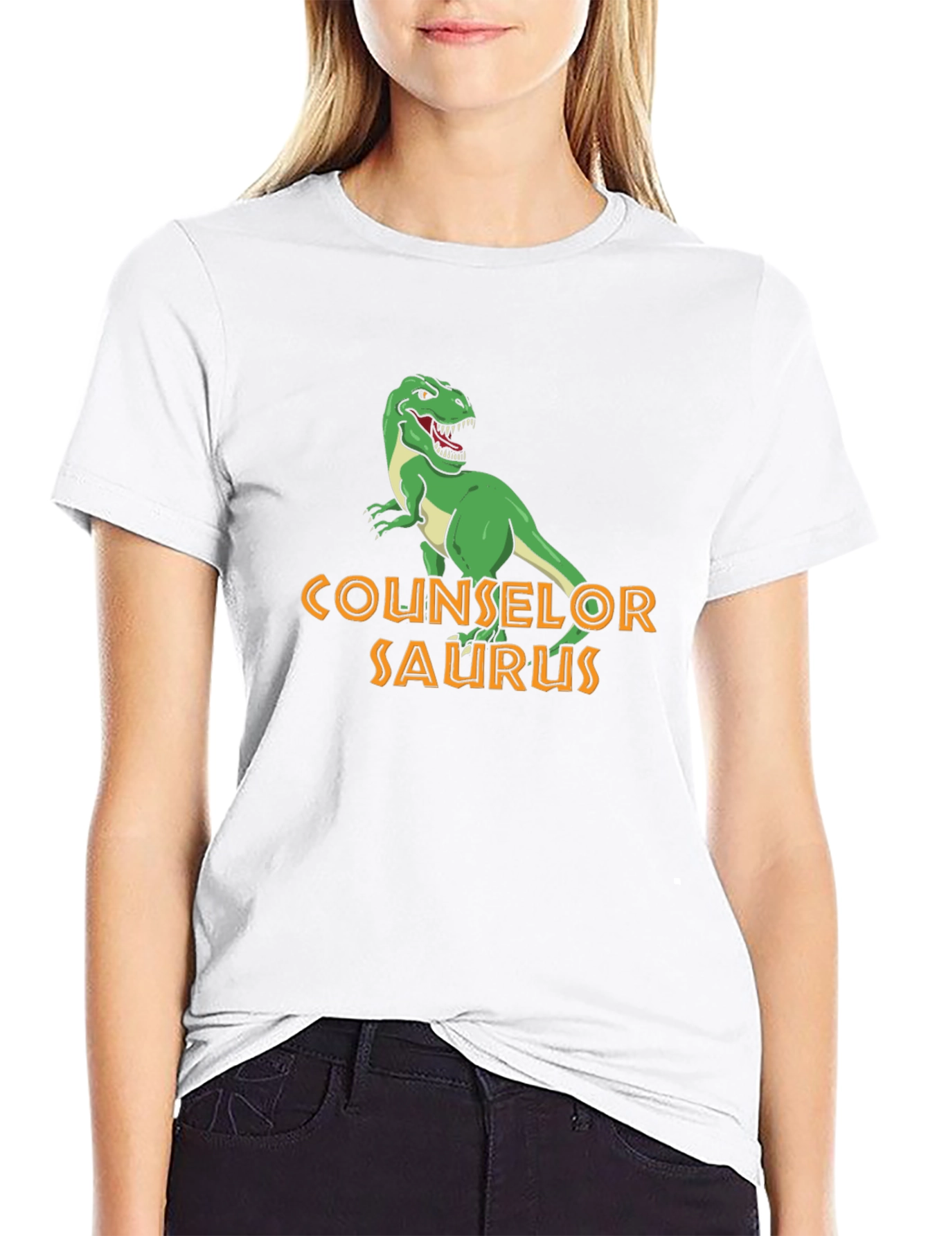 Counselor Saurus T-Shirt - Funny Dino Tee