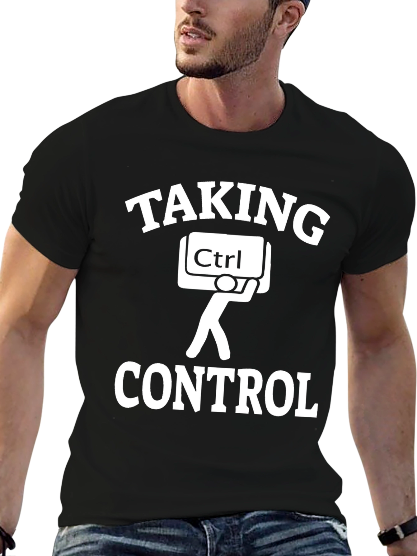 Taking Control T-Shirt Funny Programmer Humor Tee