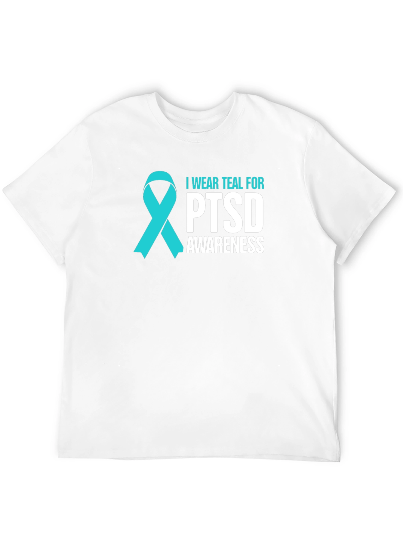 Teal PTSD Awareness Ribbon T-Shirt