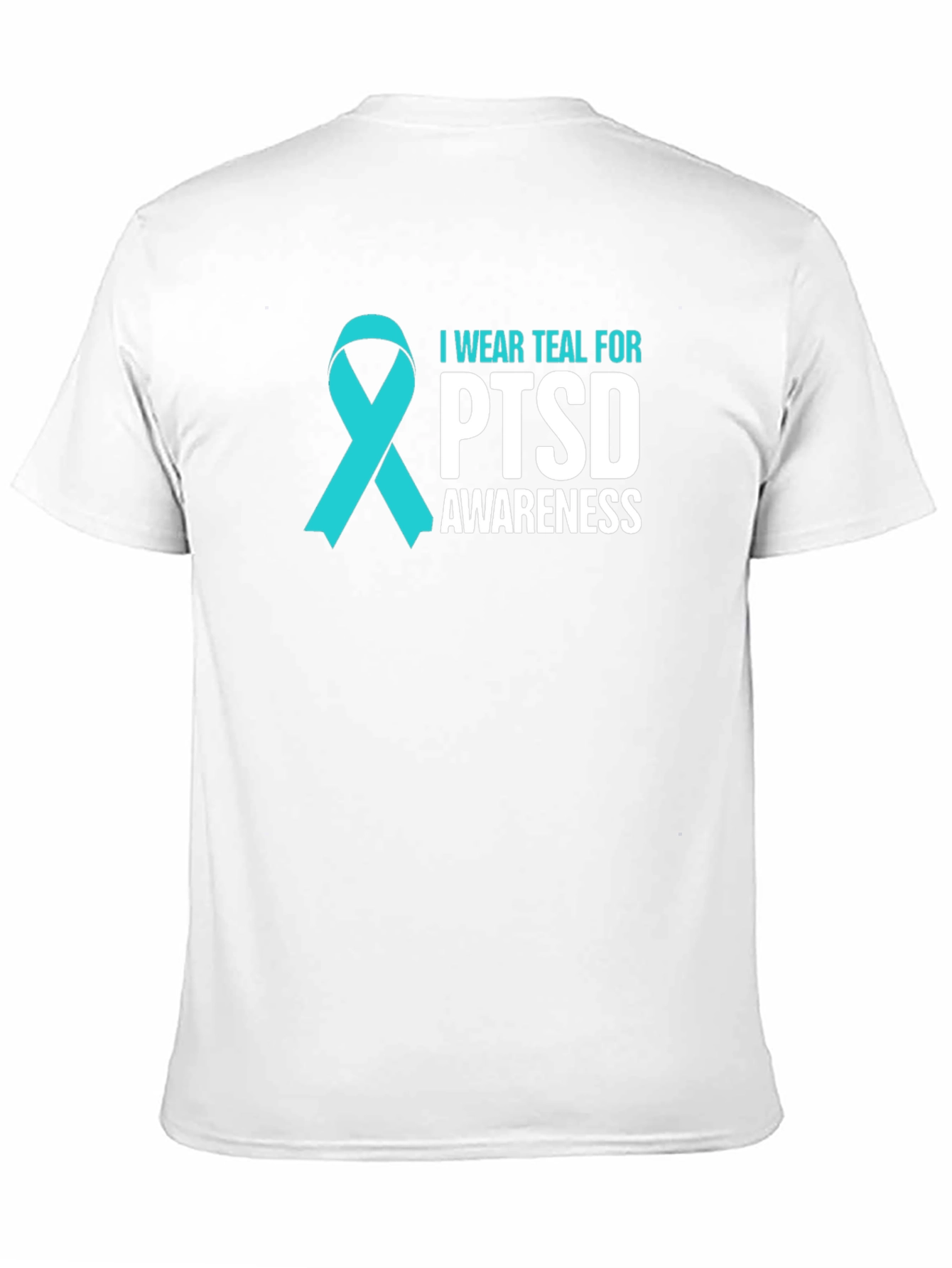 Teal PTSD Awareness Ribbon T-Shirt