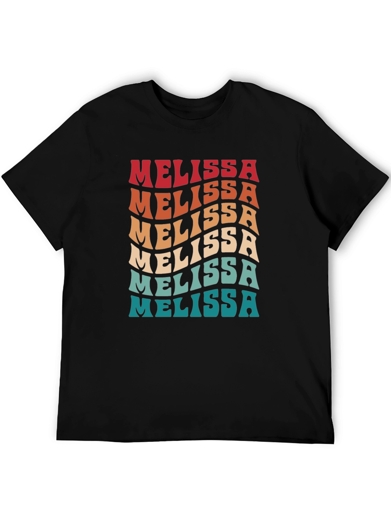 Melissa Retro Wave T-Shirt - Trendy Name Tee