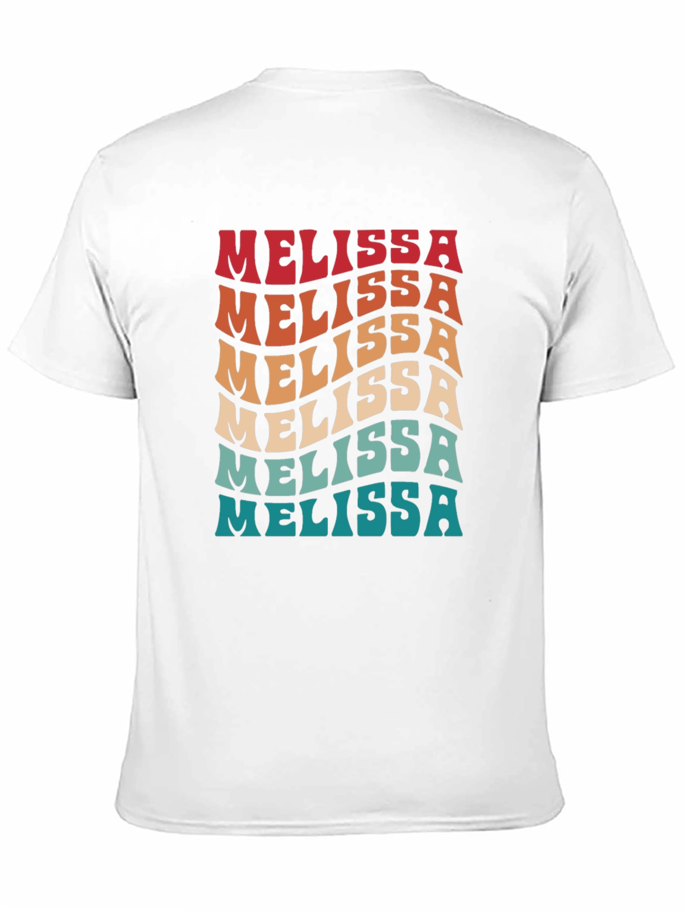 Melissa Retro Wave T-Shirt - Trendy Name Tee
