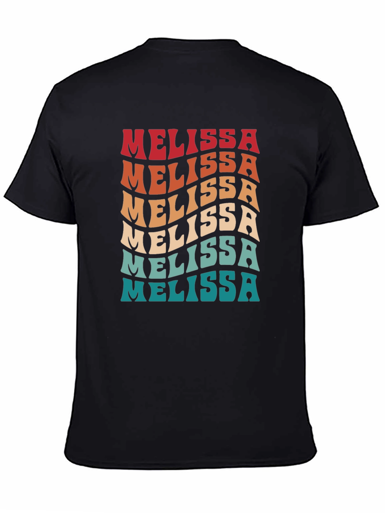 Melissa Retro Wave T-Shirt - Trendy Name Tee