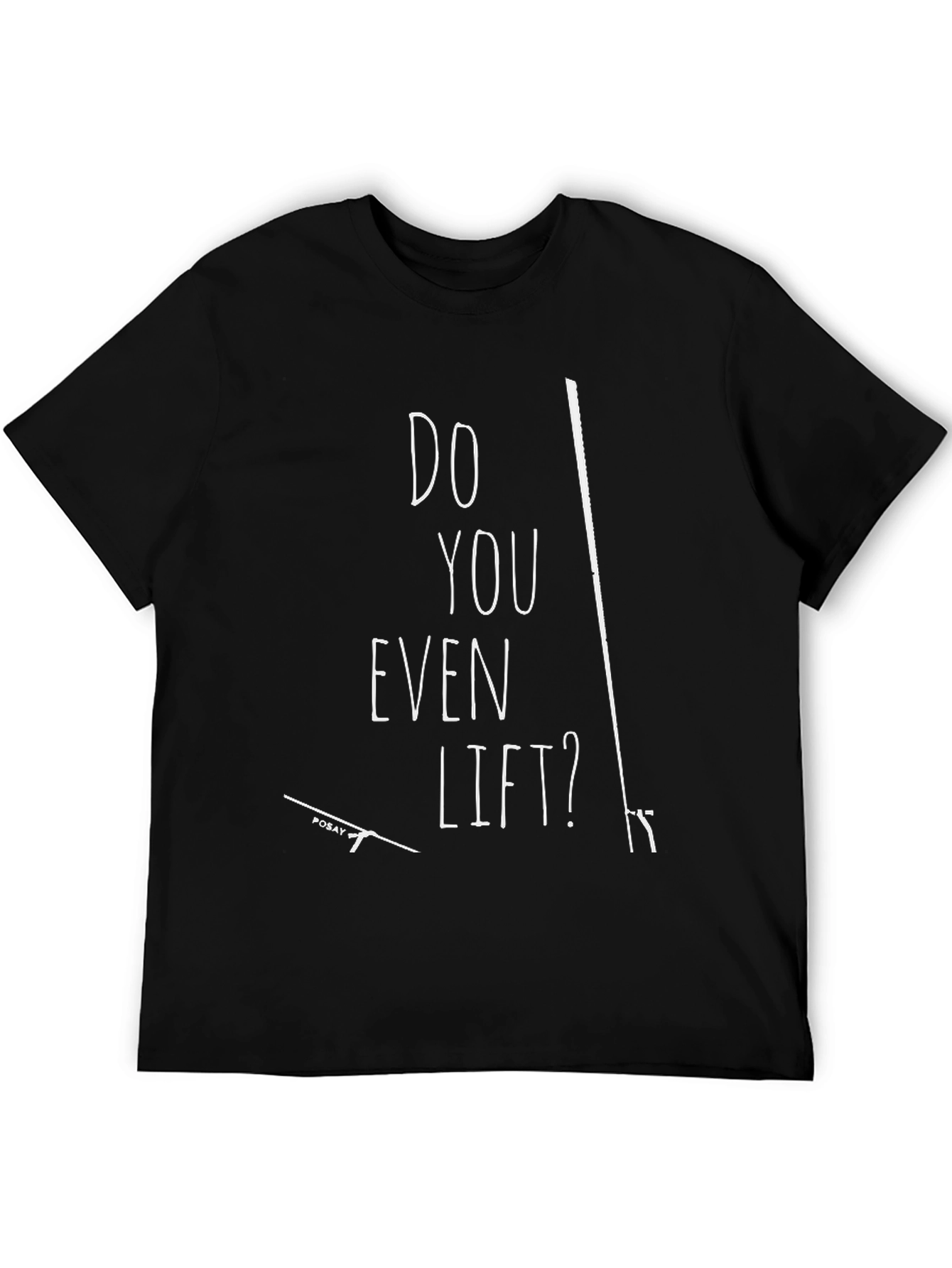 Do You Even Lift? Black Graphic T-Shirt