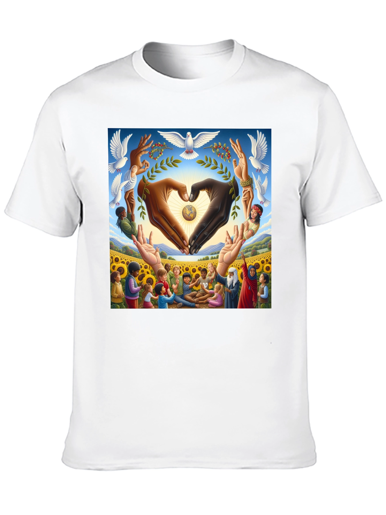 Unity Graphic Tee - Peace and Harmony Design