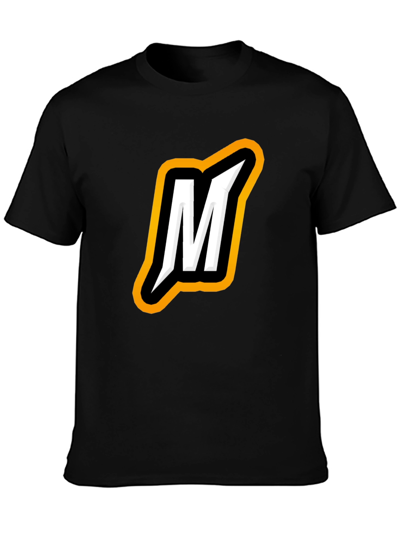 Bold M Logo Black T-Shirt