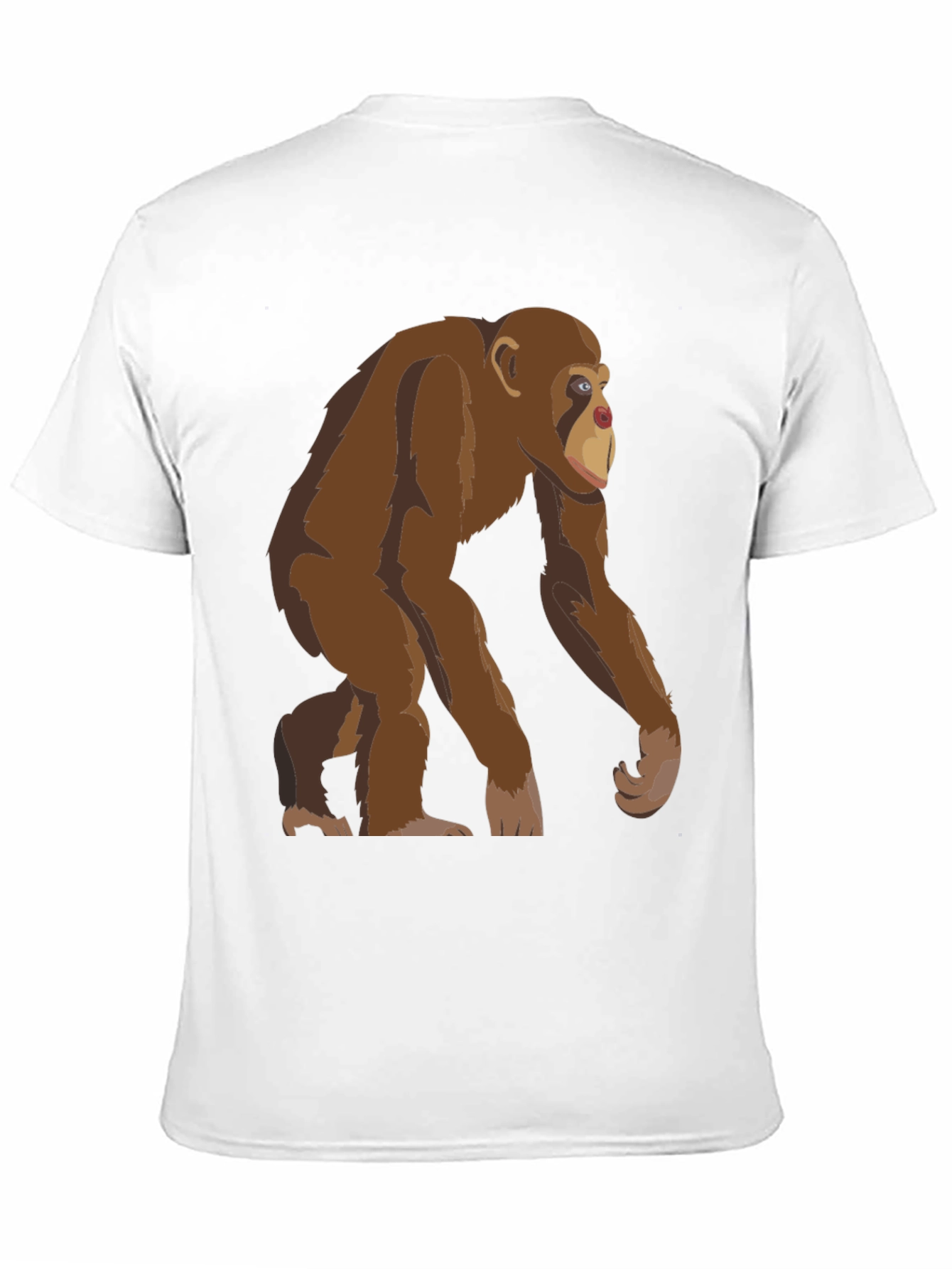 Chimpanzee Graphic T-Shirt - Novelty Ape Tee