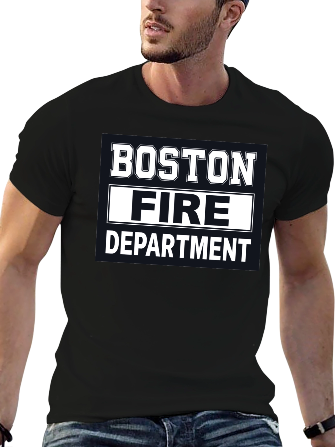 Boston Fire Department T-Shirt - Black
