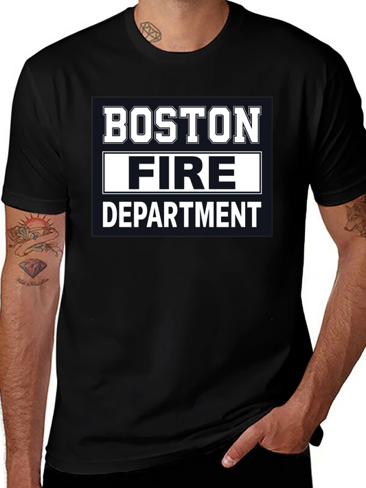 Boston Fire Department T-Shirt - Black
